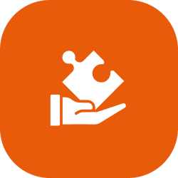 É fácil obter ajuda e suporte.